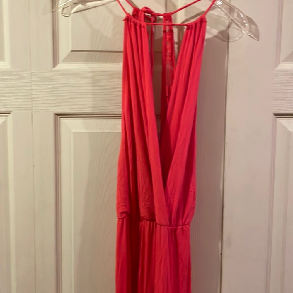 Women’s red Solemio one piece jumpsuit size medium